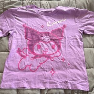 Sanrio Kuromi Lavender and Pink Kids Tee
